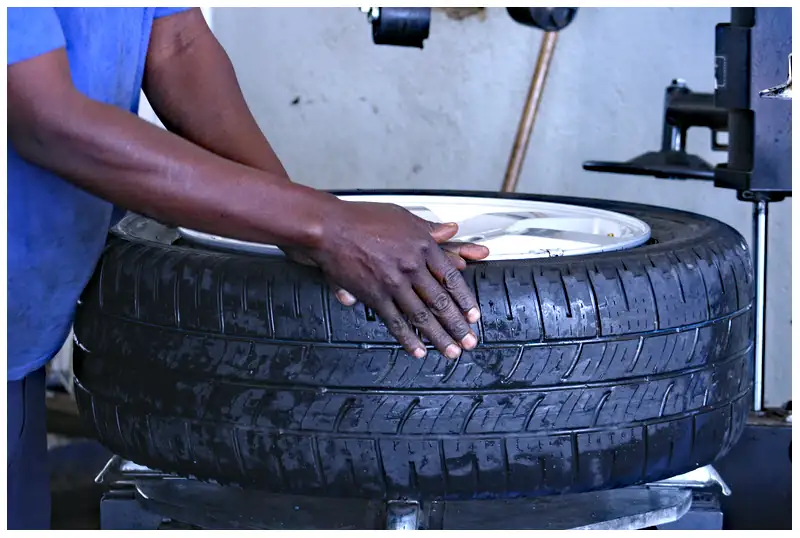 Product Photography, Tyre Fitment